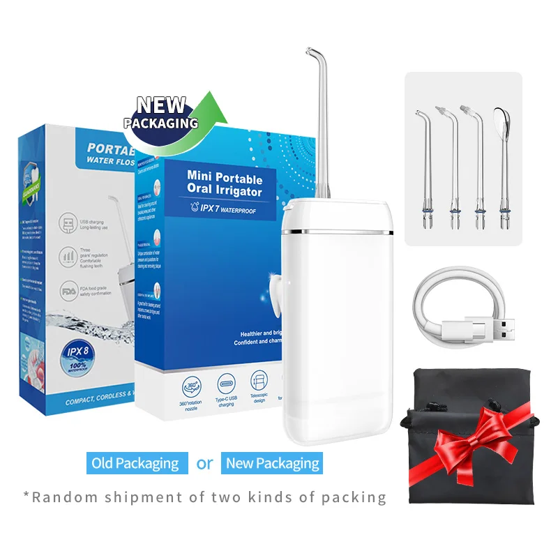 Factory Price Mini Oral Irrigator Water Flosser 3 Modes Cordless Water Flosser