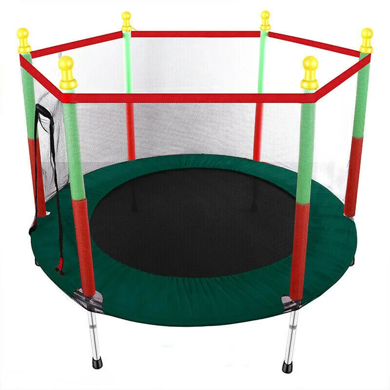 Buy+Jumping+Kids+Trampoline+Indoor+Outdoor+Cheap Best Price Mini Round Outdoor Kids Garden Trampoline With Safety Net For Sale