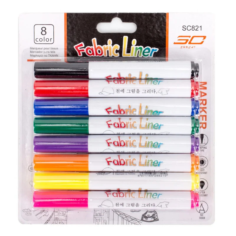 Kids Washable Broadline Dry Erase Markers from 6 to 12 colors