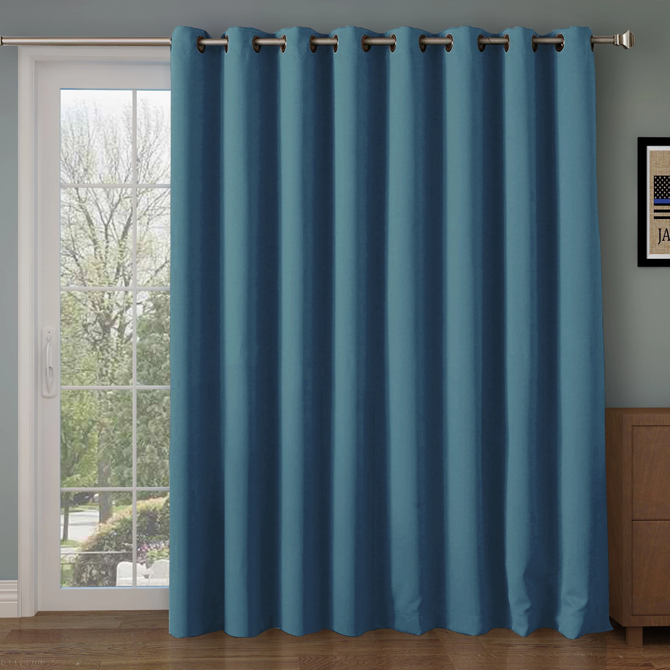 Hot Sale custom Various color 100% Polyester Blackout Curtains & drapes for Home Bedroom
