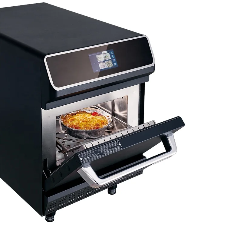 commercial Professional Custom Countertop Electric Rapid Pizza Oven Hot Air Microwave restaurant Speed pizza microwave oven