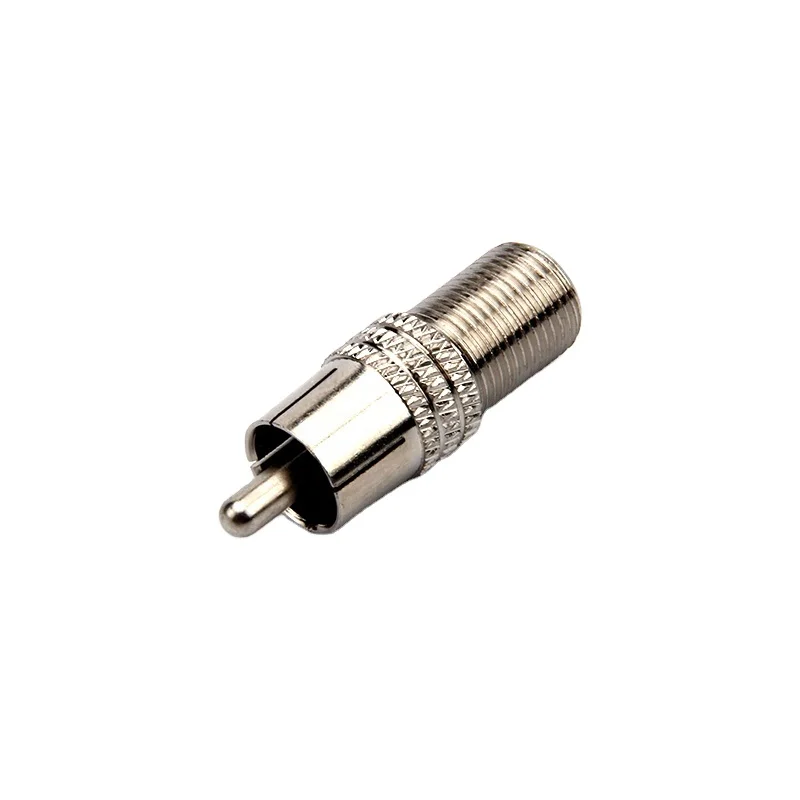 RCA Male to F Female Coaxial Adapter Audio Connector CCTV Connector