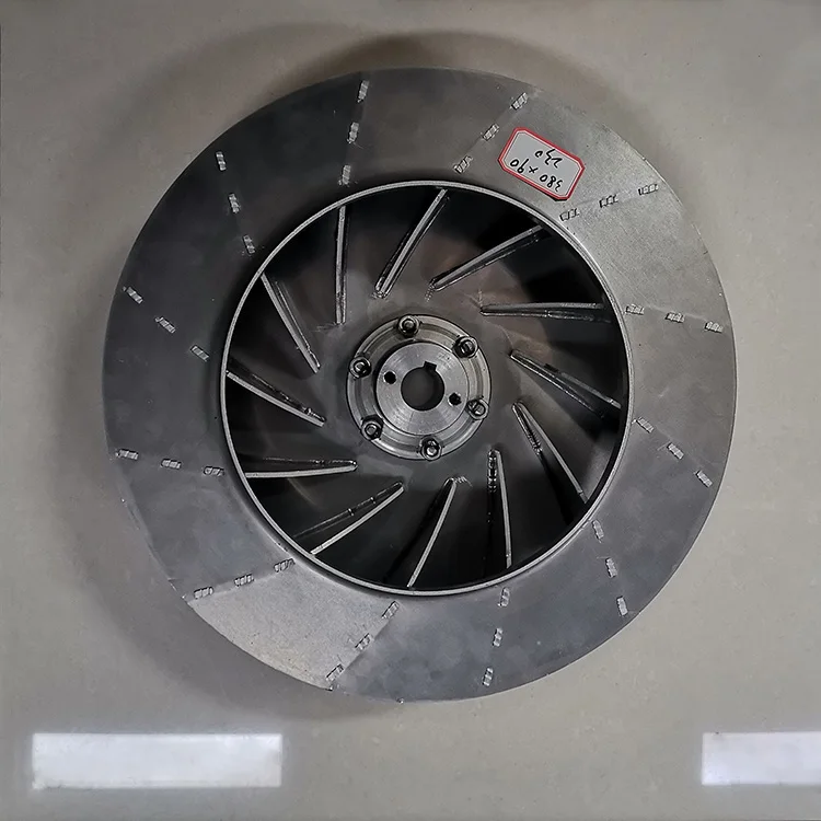 Центробежная центрифуга 380 мм, вакуумное всасывание, сушильный вентилятор, оборудование для текстильной техники, алюминиевая ветровая турбина, лопасти ветра