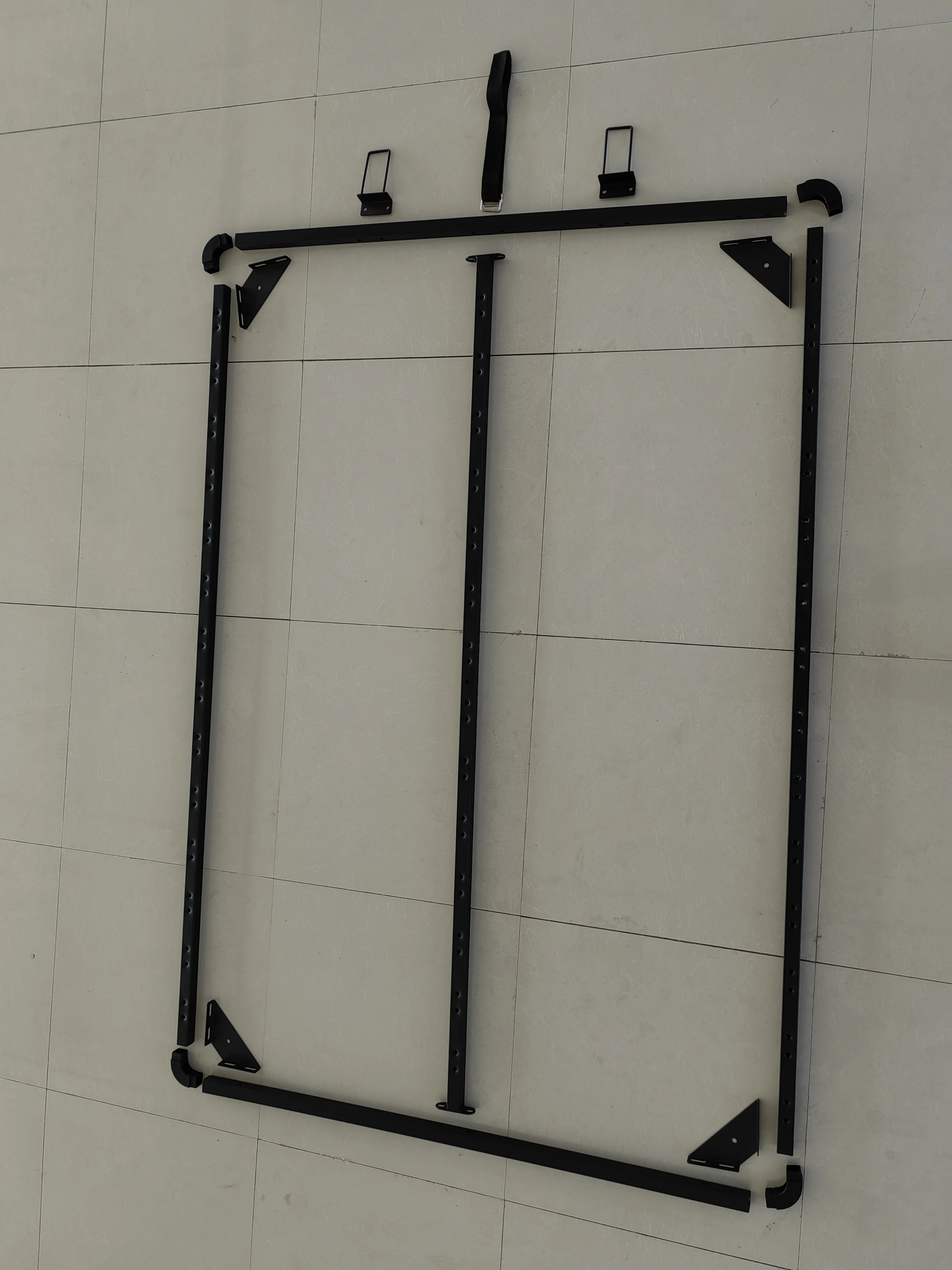 wholesale modern  metal adjustable   bed frames full queen king  folding knock down frame bed base  in china