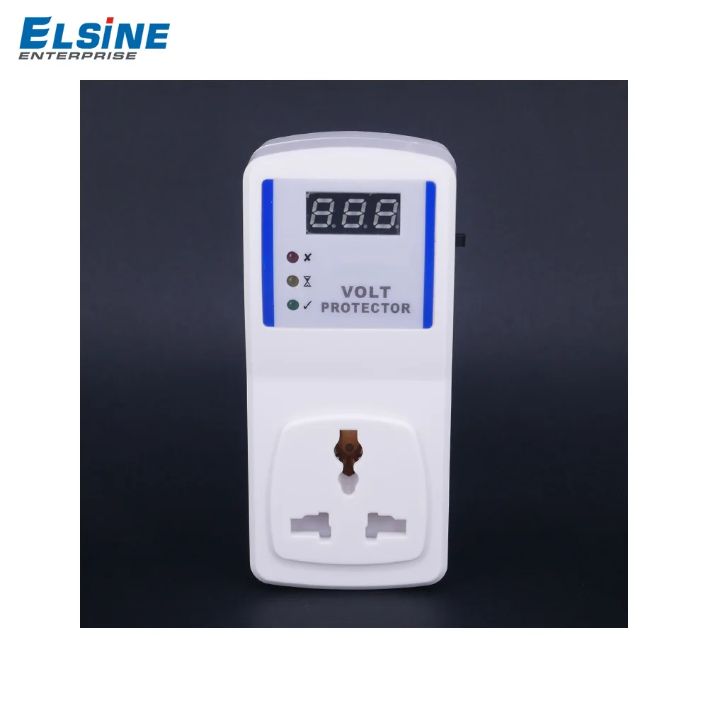 Digital Type  Multi Socket Surge Voltage Protector Sockets with Voltage Protection