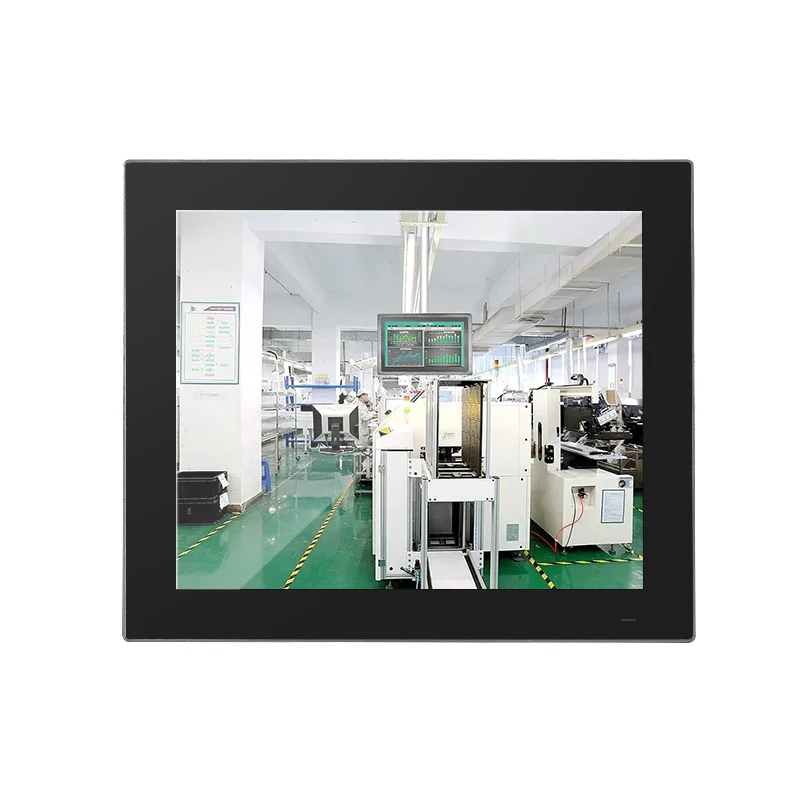 17 inch Industrial Display Screen 12V TFT LCD 1280 x 1024 Resistance 10 point Capacitive ATM Touch LCD Monitor for industrial
