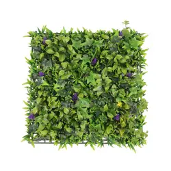 Anti--UV artificial hedge fence panels boxwood mat panels plant for wall decor faux foliage