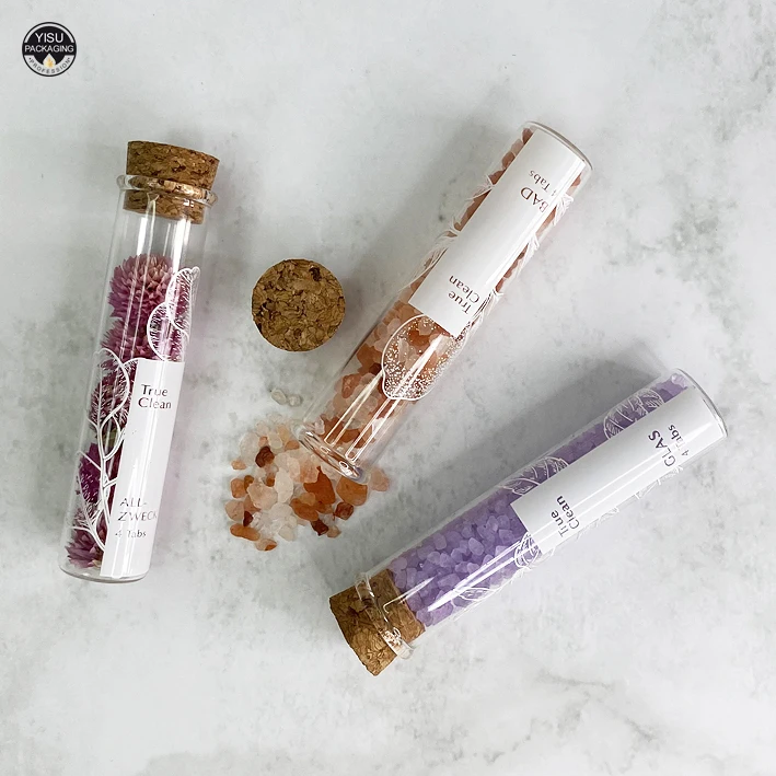 150 мм тестовая трубка из пищевого стекла с Пробковой Крышкой