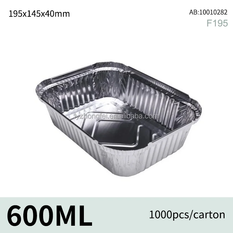 Food Packaging Disposable Tin Foil Dishes Pan Catering Aluminium Foil Container Tray