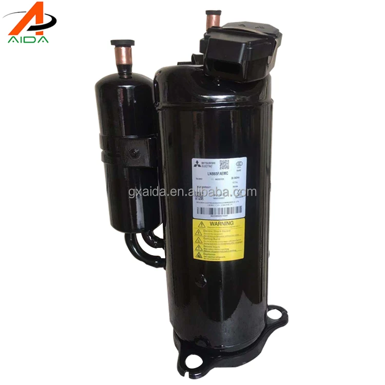 Original new model LNB65FAEMC rotary air conditioner compressor black dc rotary compressor Current 10.60A