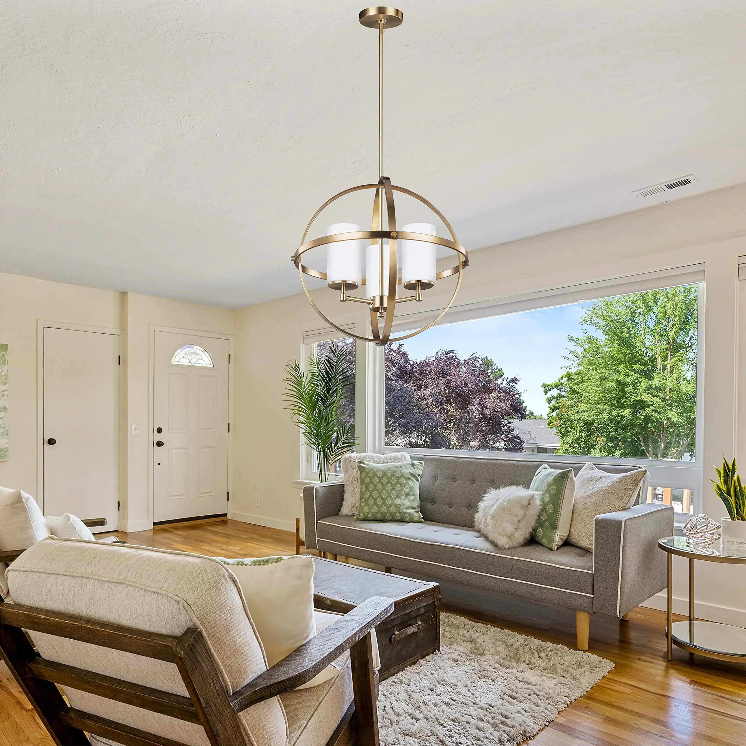 Custom Modern Decorative Hanging Lamp Fancy Pendant Light For Dining Room Vintage Indoor Ball Chandelier