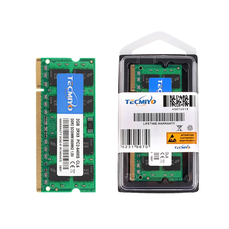 Ноутбук MEMORIA RAM память 2GB PC2 6400S DDR2 SO DIMM ноутбук