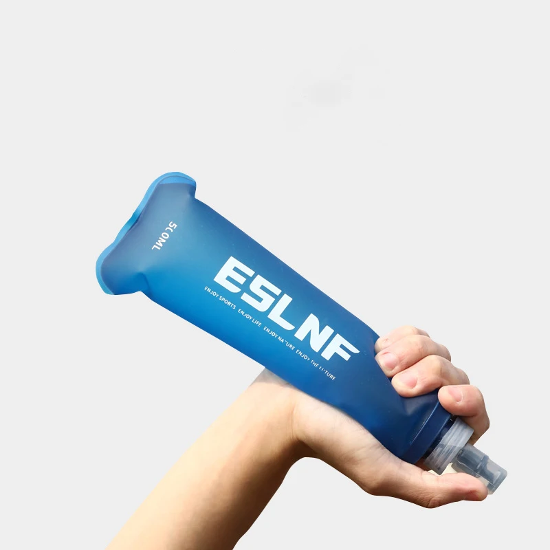 2024 OEM Foldable 300ML 500ML Soft TPU Water Bottle for Outdoor Sports for Climbing Hydration Pack Vest