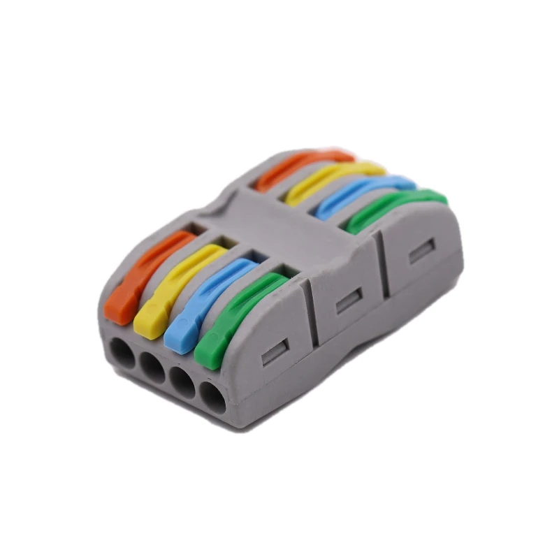 Chinese manufacturer Electrical Wire Connector Push-in Terminal Block Fast Wiring Cable Connectors For Cable Connection