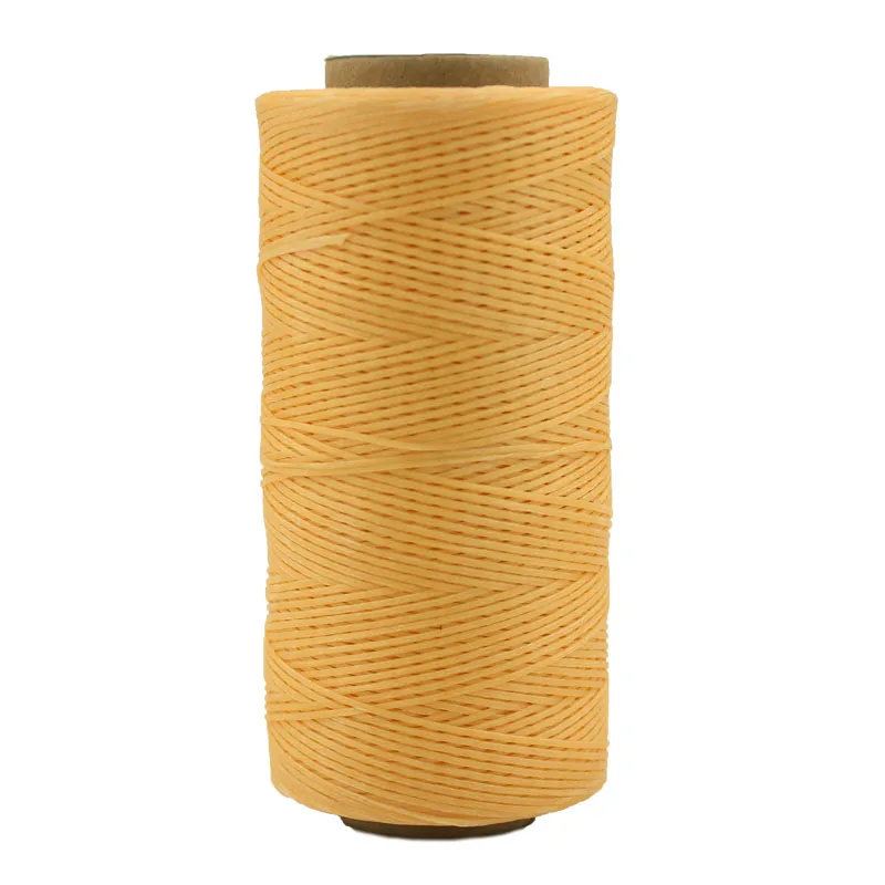 150D/16 Manufacturer Wholesale Leather Sewing Polyester High Strength Braid Flat Wax Thread