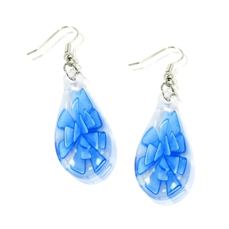 Hand blown murano art Jewelry glass beaded earrings