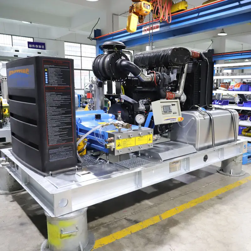 Eco-friendly and safe Cleaning Equipment 1400bar/2800bar Pressure Washer 45L/min Cold Water Cleaning Hydro Blasting Machine