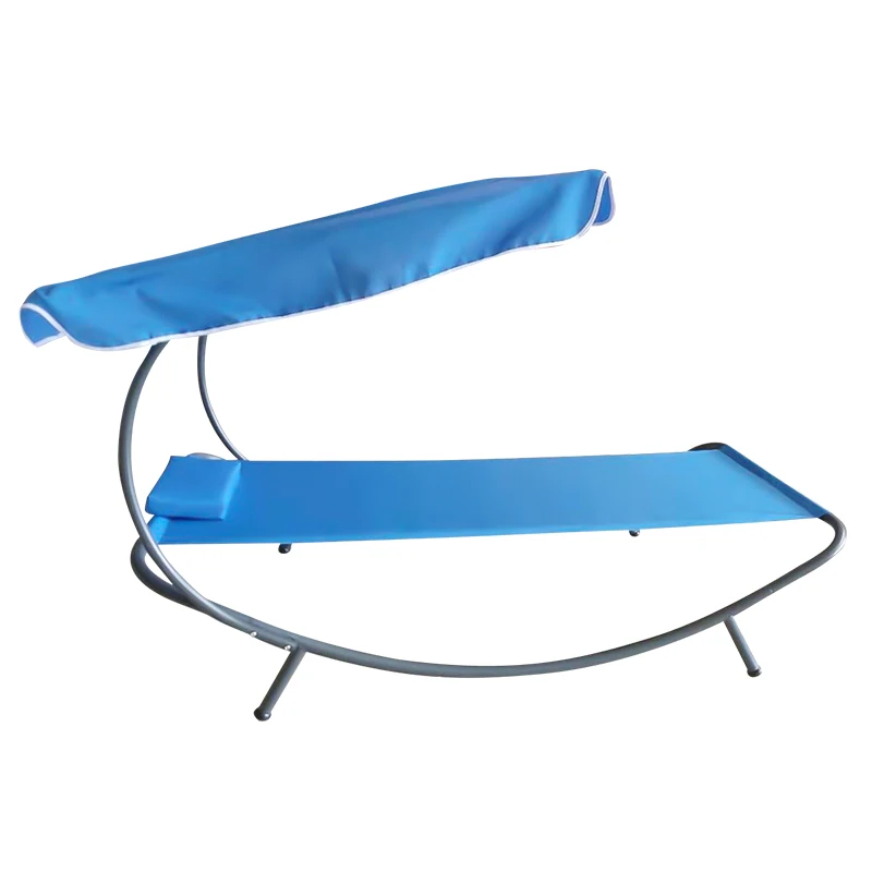 Sunbed Double Seat Beach bed  With Canopy Outdoor Furniture