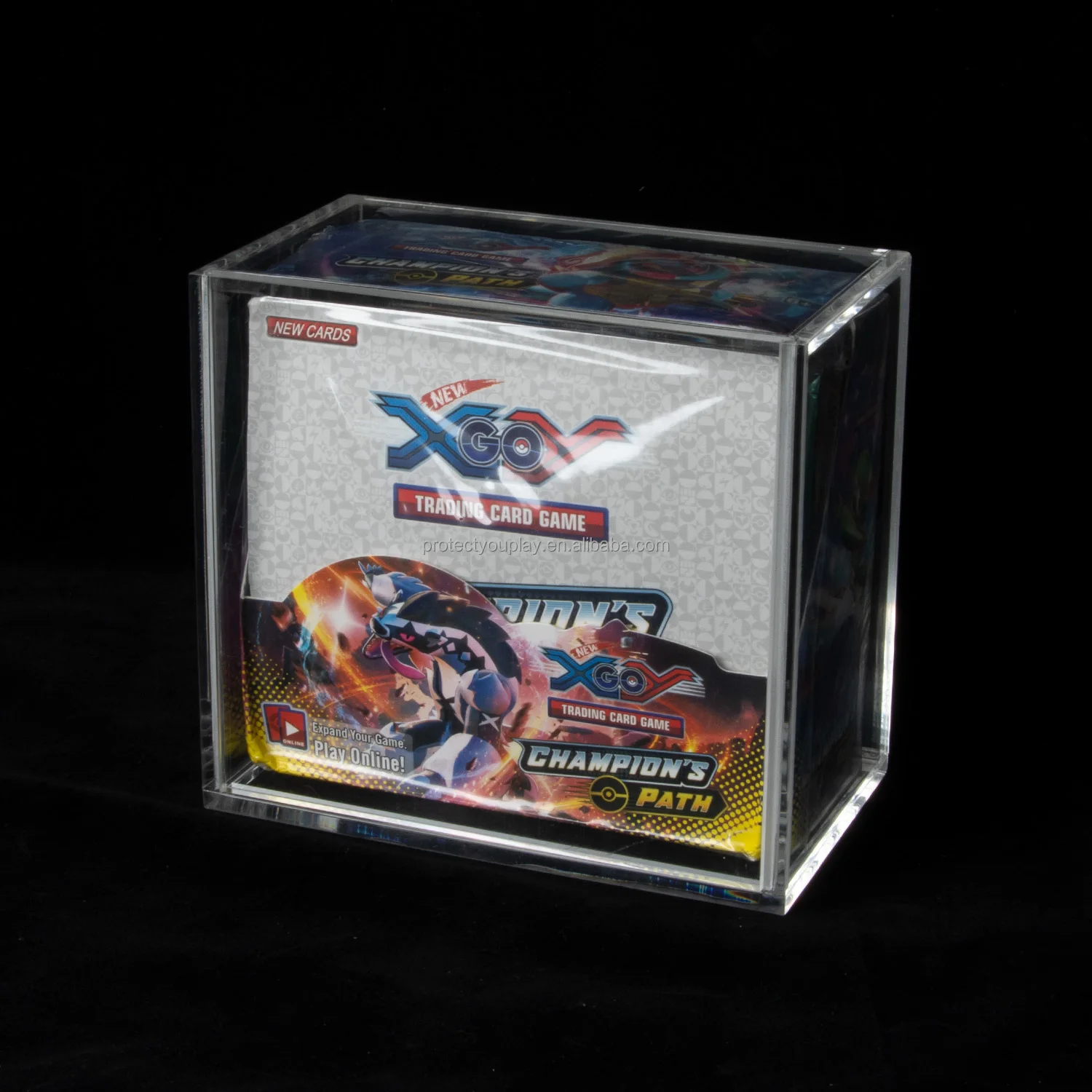 PTCG Acrylic Booster Box Display Case Box Magnetic Lid