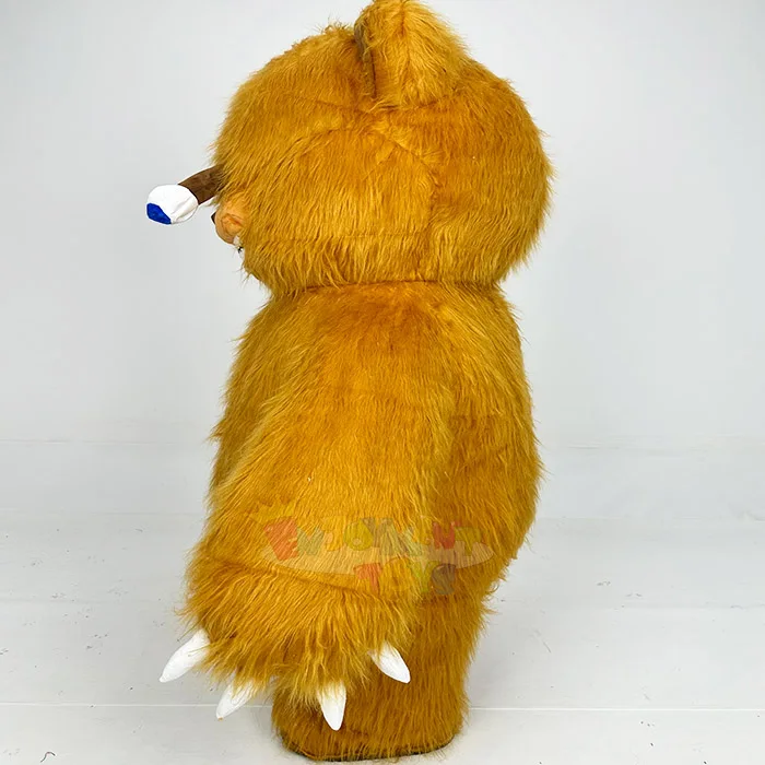 Scary Zombie Teddy Bear Mascot Costume Plush Suit Stuffed Animal Character Cosplay Cartoon Halloween Outfits Fancy Adults