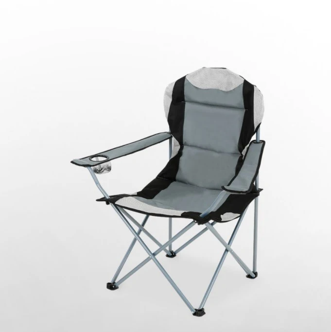 custom outdoor folding luxury fishing camping chair with logo and carry bag