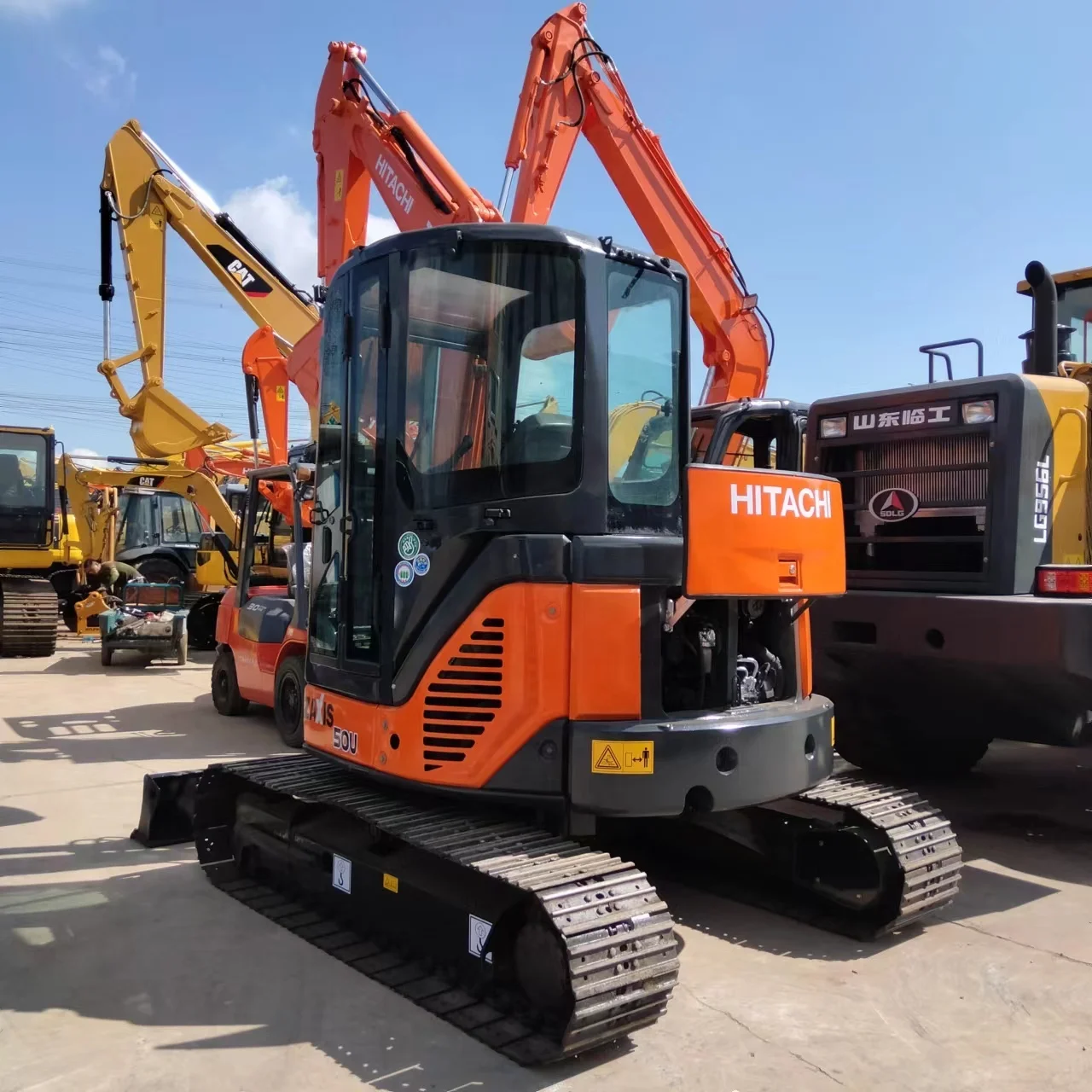 JAPAN Original Hitachi ZX50U Used Excavator For Sale