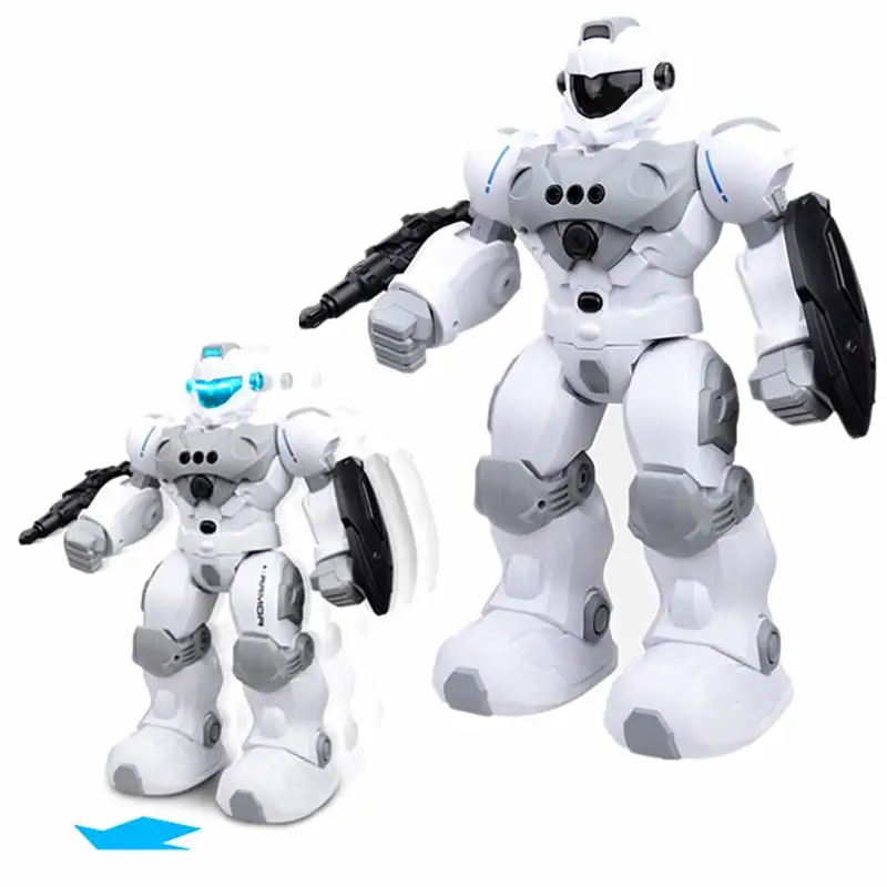 RC Robot With Light Remote Control Robot Music Sing Dance Infrared Mechanic Toy Gesture Sensor Control Technology Boys Gift