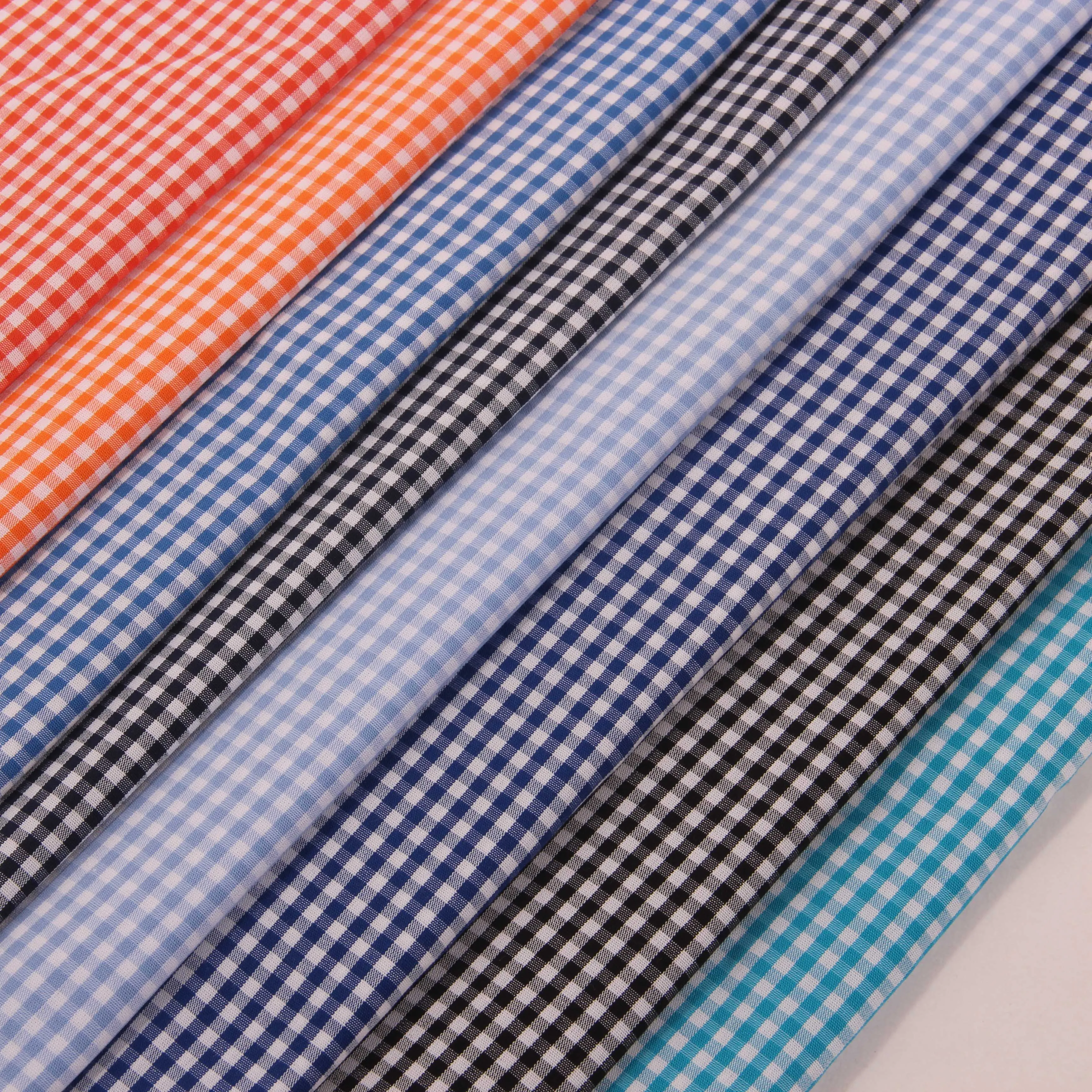 100% cotton classic Chaoyang check series in stock yarn dyed fabric