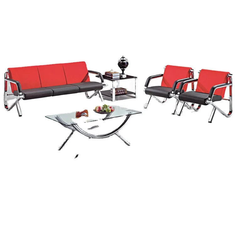 Excellent Quality Modern Office Sofa With Stainless Legs