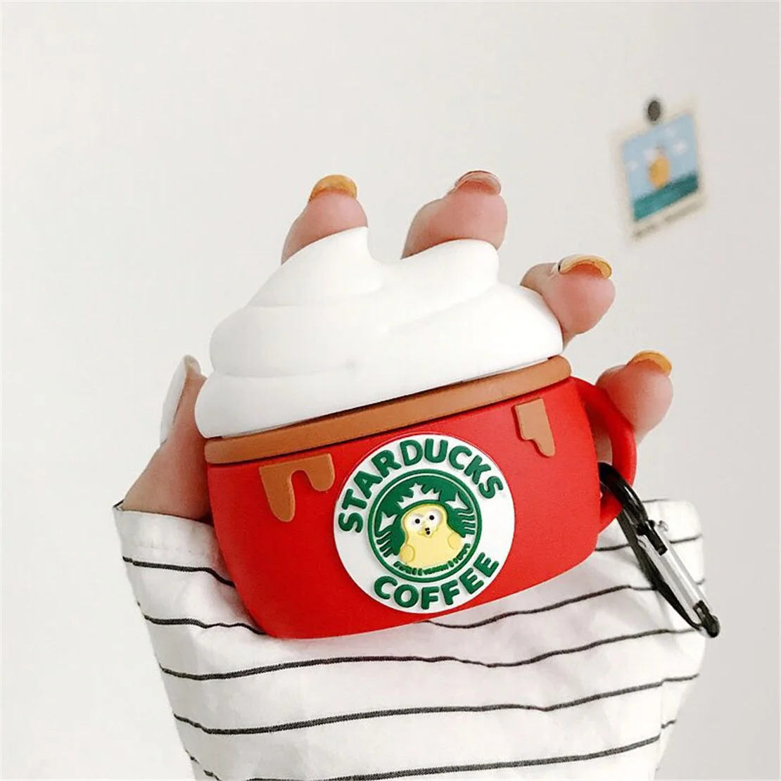 
Amazon Hot seller for Airpod Pro 3 Case Fun Cute Food Silicone Soft Protective Earphone Case for Airpods Pro case 