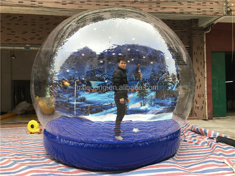 Cheap Price Inflatable Christmas Snow Globe for Sale High Quality Advertising Ball Indoor and Outdoor