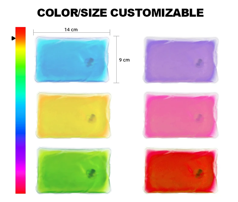 In Stock Make up Wholesale Custom Magic Heat Pack Reusable Hand Warmer Click Gel Hot Cold Pad for Pain Relief Heat Pack