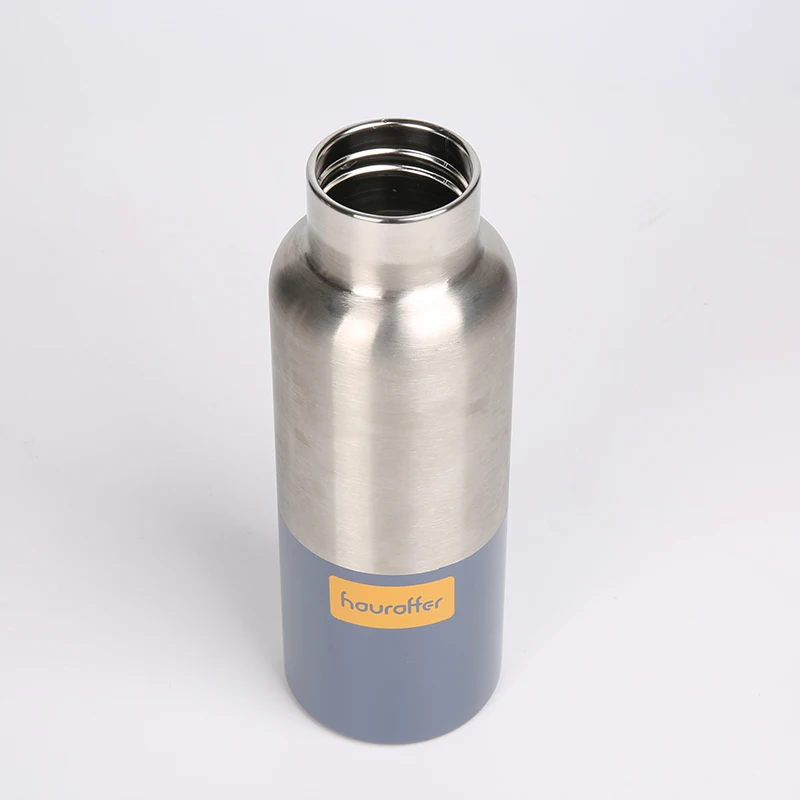 Double Wall High Glass Tea Infuser Water Bottle with Stainless Steel customer logo vacuum flask