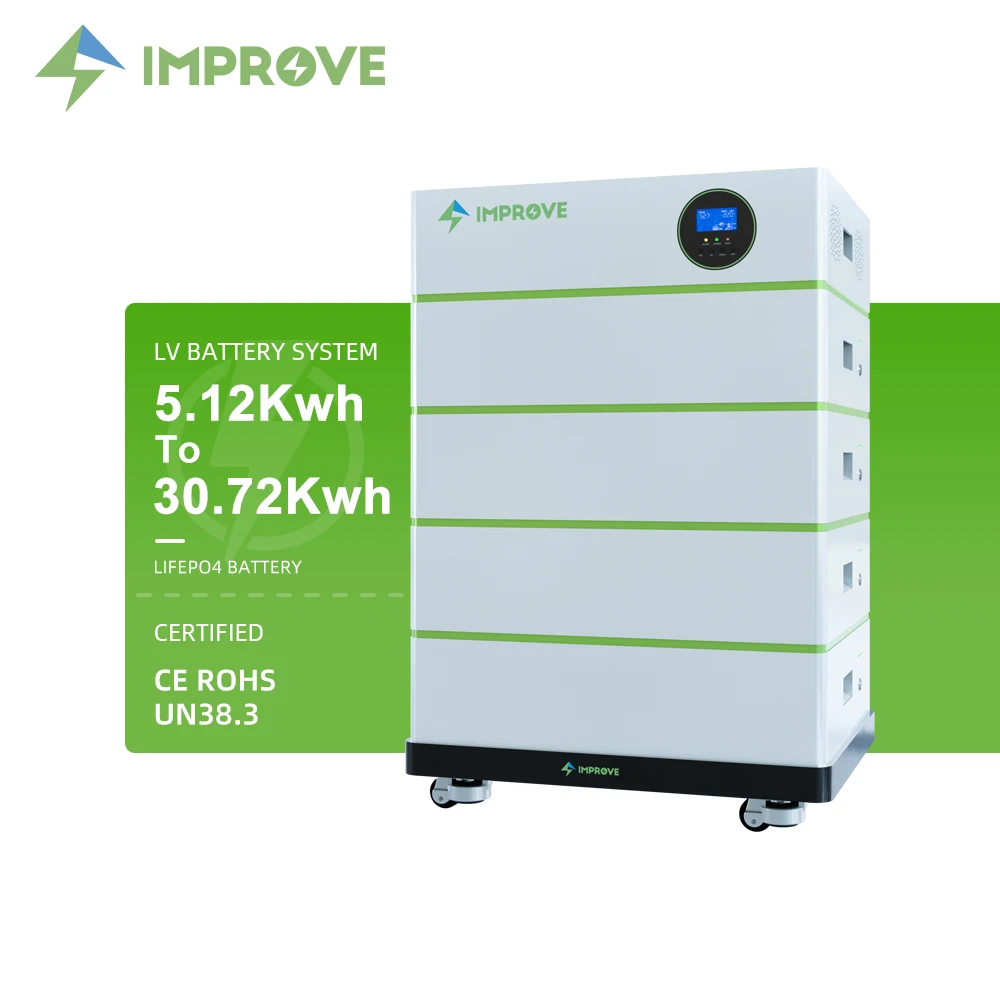 Solar Power System stackable lifepo4 battery Energy Storage Home Use 5kw 10kwh Lithium Ion Battery