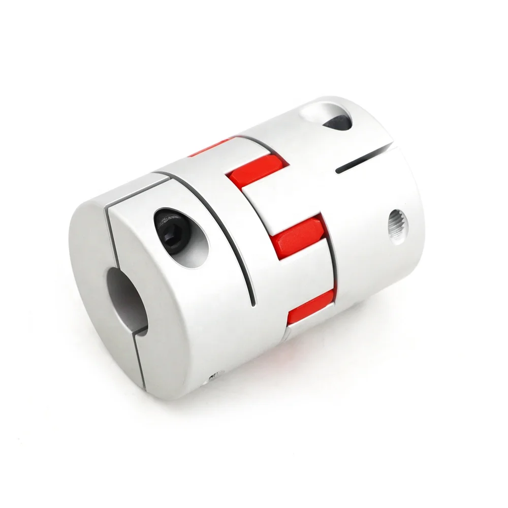 XL-40 star shaped aluminum alloy clamping coupling, spindle plum blossom elastic coupling, high torque servo stepper motor