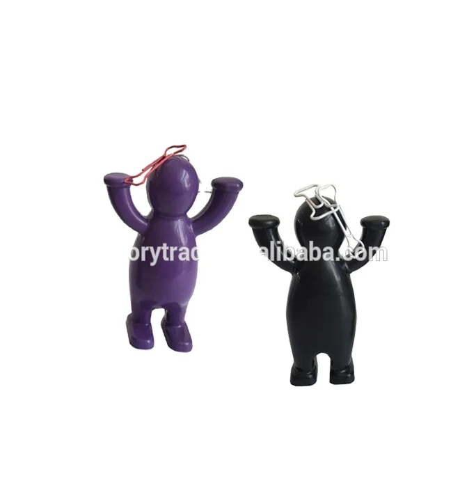 
V-P316 Plastic human shaped magnetic paper clip holder 