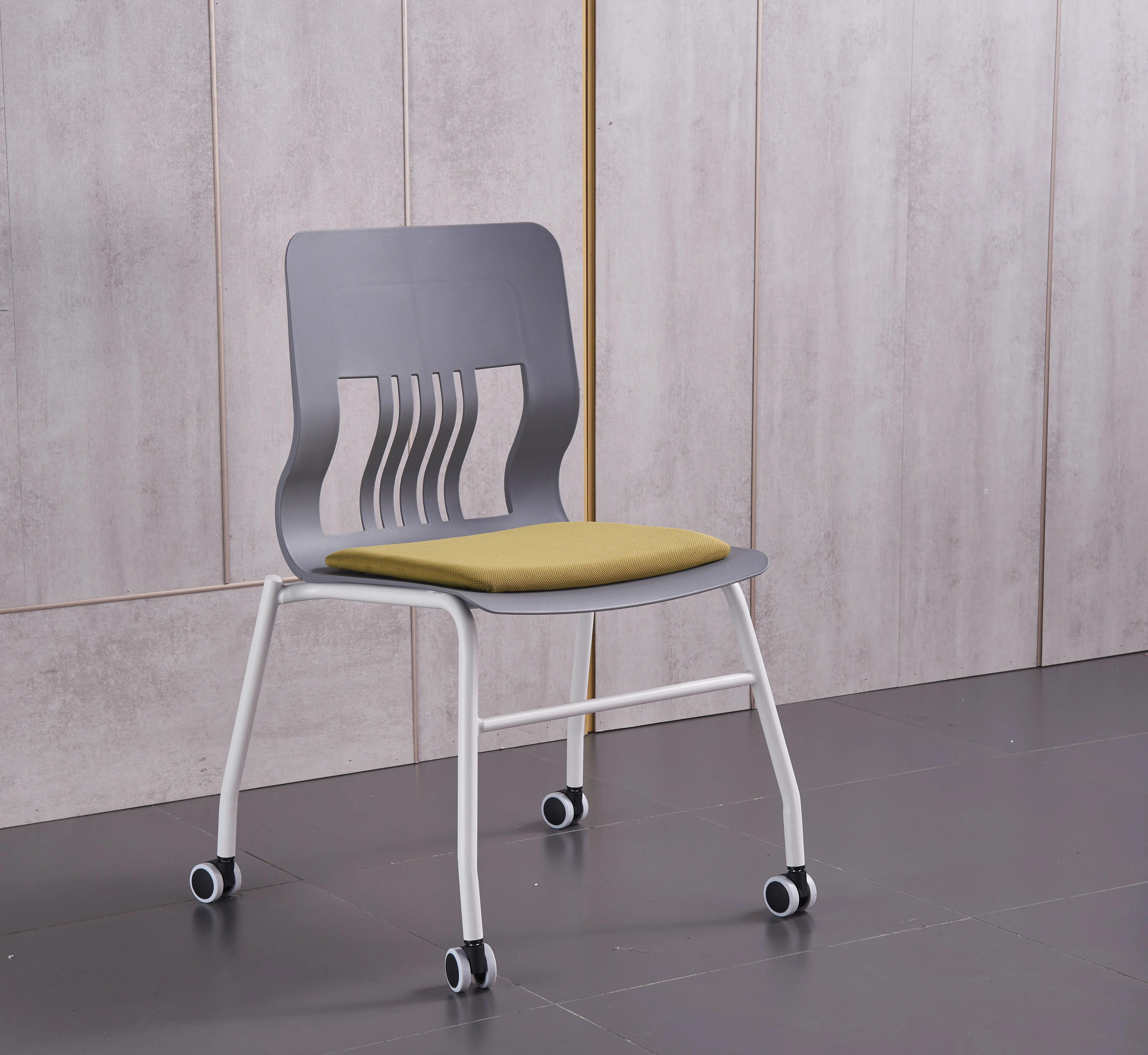 Hot sale new simple modern style conference chair training chair office chair with wheels