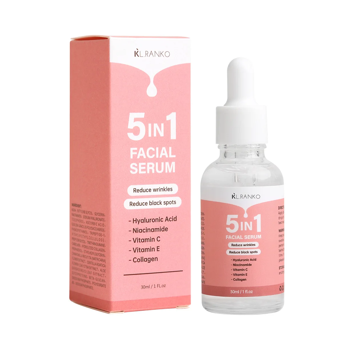 Suitable for All Skin Types 5-in-1 Facial Serum Best Suited for All Skin Types Including Dry, Oily, Acne-prone, Sensitive Skin