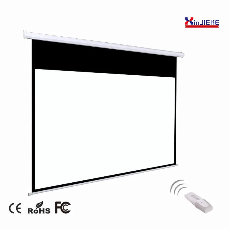 150inch 200inch  Electric Projection Screens,  Motorized   Home Cinema Projector Screen Good Price