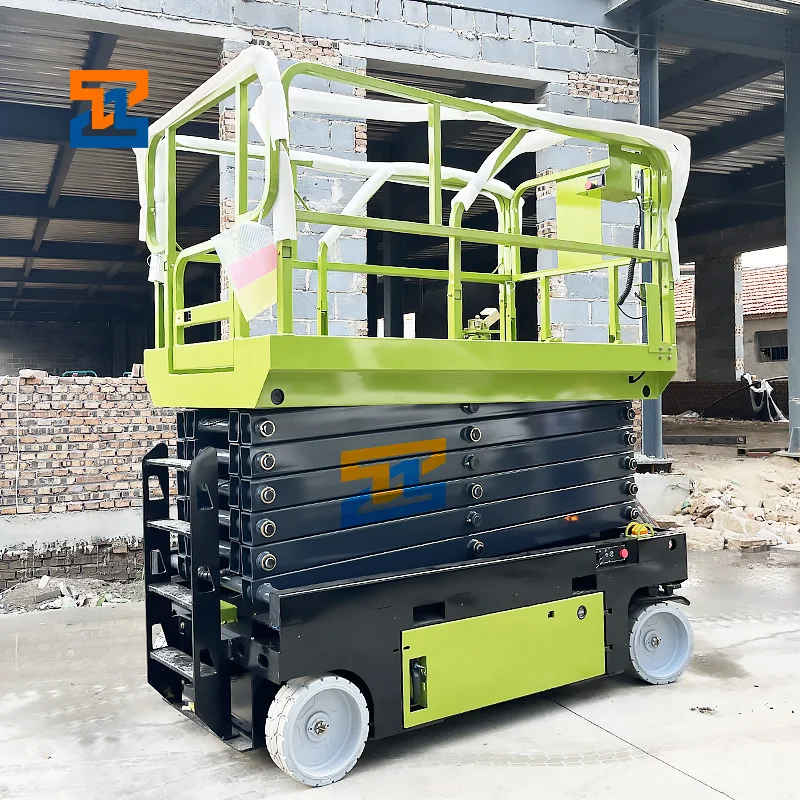 CE certification 4m-14m hydraulic portable scissor lift small aerial work manlift 12m 220V electric scissor lift