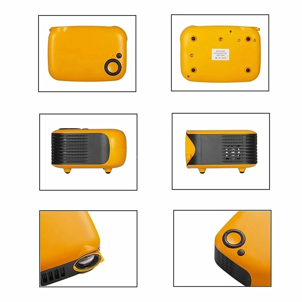 Лидер продаж проектор Transjee 2022 высокого качества 4k в стиле ретро proyector con android tv mini projector