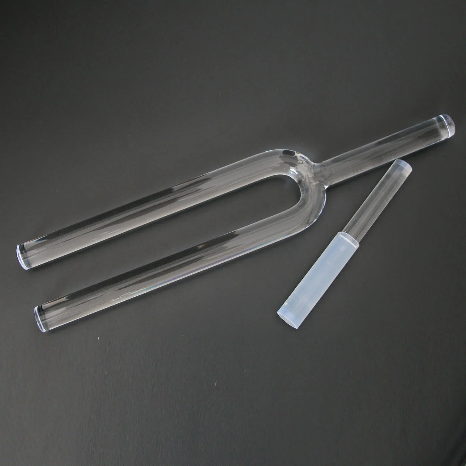 Ring Chant Sound Set Bag Large Crystal Resonance Quartz Crystal Tuning Forks With Padded Case