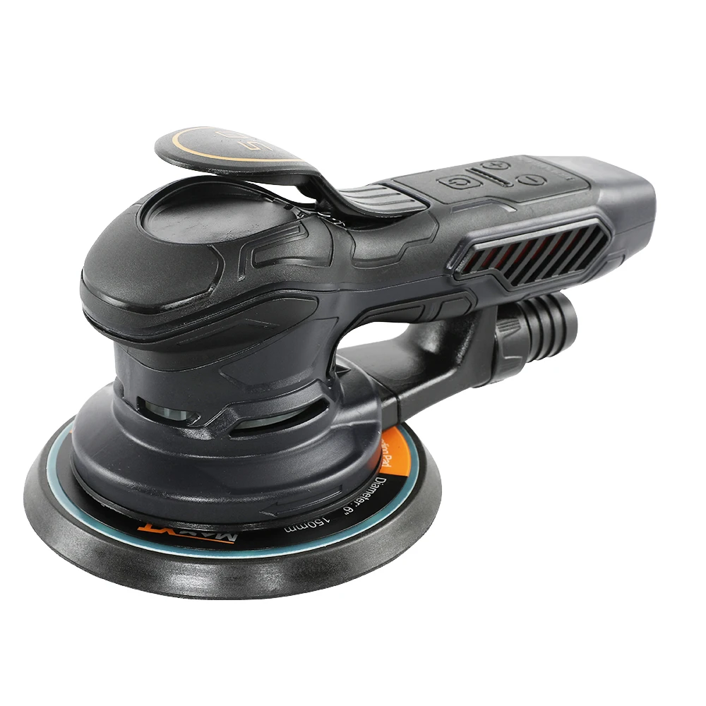 BURLEY 350W Electric Random Orbital  Brushless Sander With Variable Speed  6inch 150mm Pad R7308 5.0MM