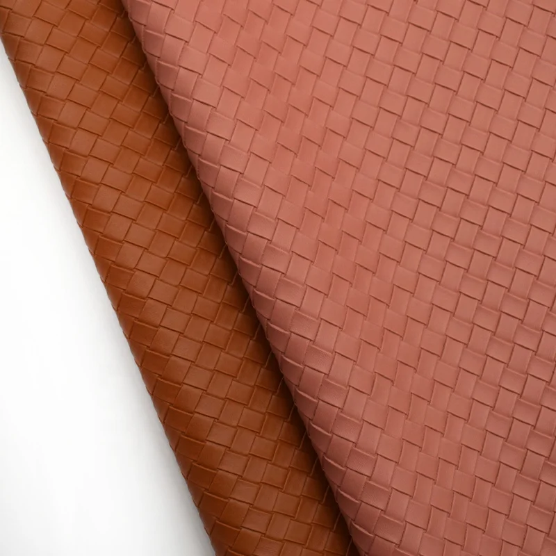 weaved popular Vinyl Rexine PVC Synthetic Leather Fabric Faux Leather For Car Mat  Upholstery forBags