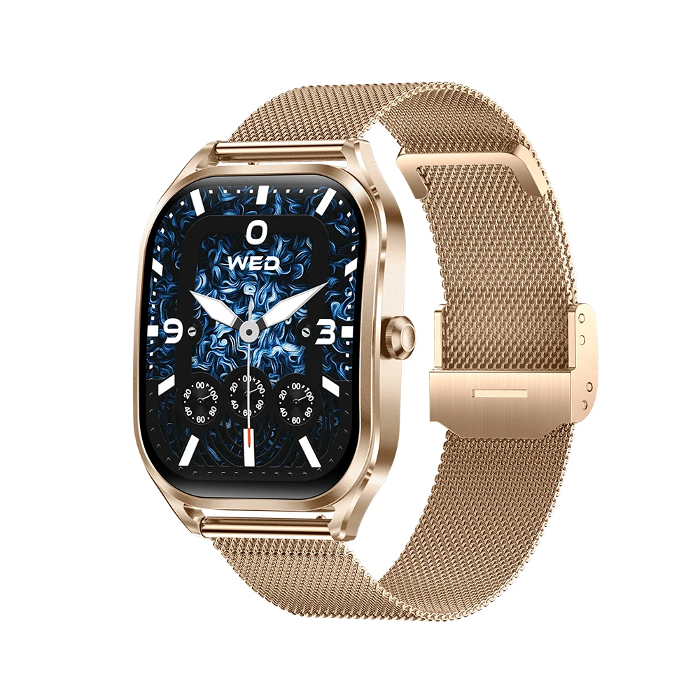 Fashionably Functional Smart Watch Man Offering Health Monitoring and Customizable Features in One Device