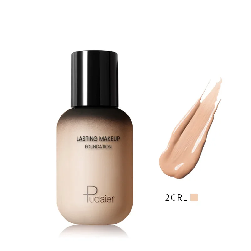 Pudaier 40ml professional concealing foundation makeup matte tonal base Liquid cosmetics foundation cream for face full coverage