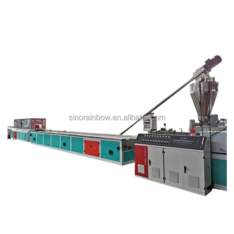 Flexibond PVC UPVC WPC Solid Door Frame Extruder Plastic Profile  Making Machine