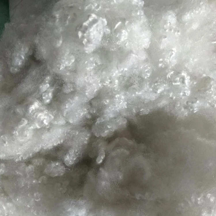 7D*64mm virgin polyester staple fiber HCS for filling materials Polyester Fiber Manufacturers and Suppliers