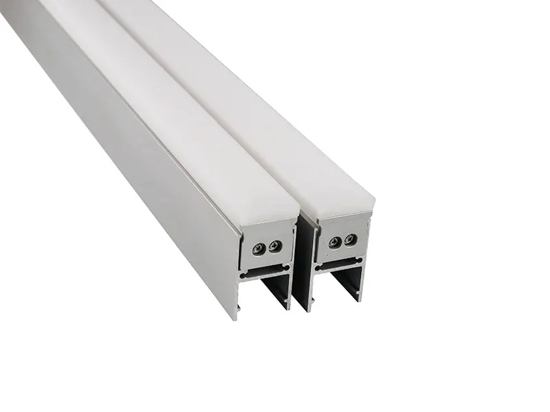 Waterproof 1M 2M 3M White RGB CCT Underground IK10 IP67 Big Size Aluminum Profile PMMA Cover Inground Linear Light