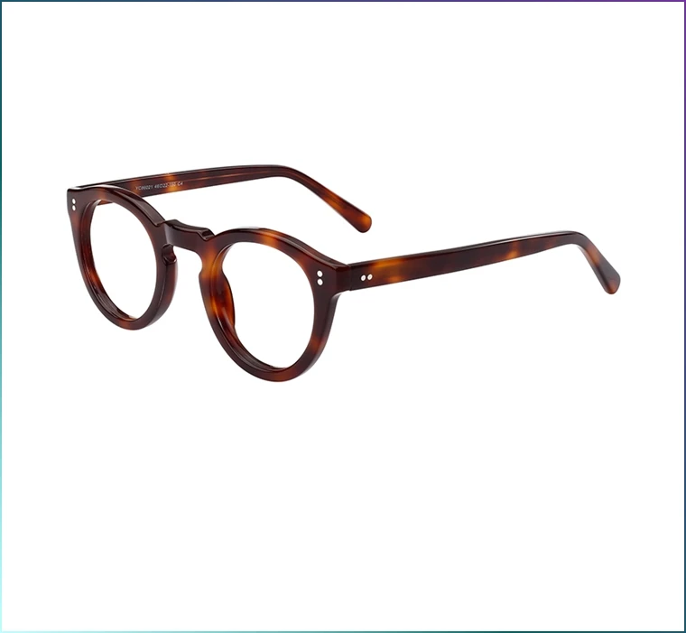 NEW Acetate Thick Frame No Lenses Fashion Decorate Eyeglasses Blue Light Blocking Glasses